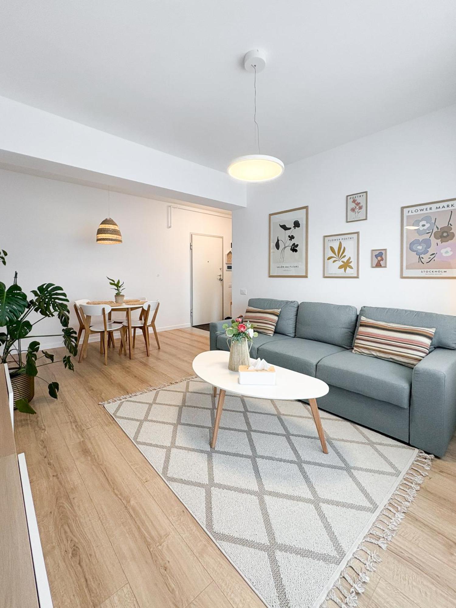 The Cozy Flat - Modern, New, 2 Rooms Apartment, Parking Bucarest Exterior foto